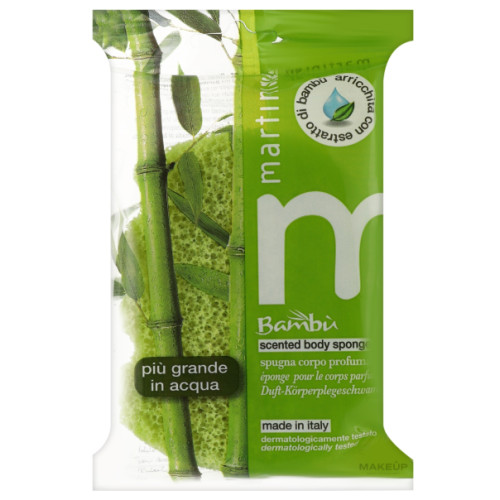 Банна губка-пілінг Martini Spa Bambu Exfoliating Sponge, 1 шт